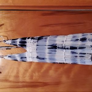 Ravita tye dye cover-up. Size small. Blue and white